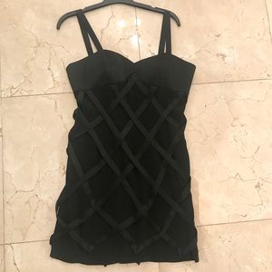 Evening “Little Black Dress”, size 8 with straps